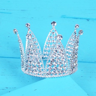 Vương miện 7 cánh về 2 màu vàng bạc ( chất liệu nhựa)