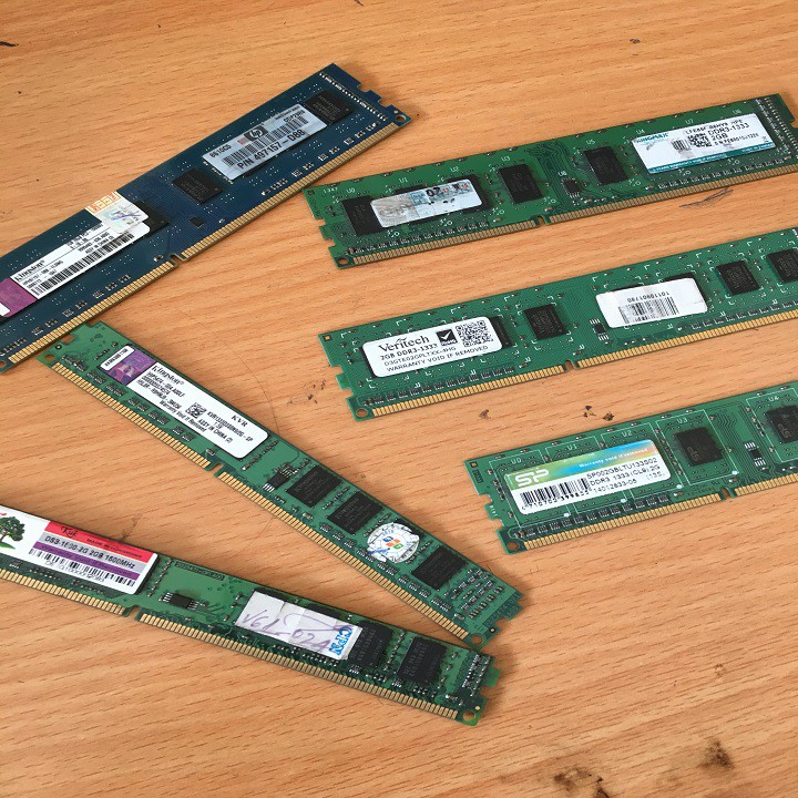 DDram3 2G dùng cho máy tính bàn - DDram3 2G bus 1600 1333 (cũ bóc máy) Nhiều mã khách nhau | BigBuy360 - bigbuy360.vn