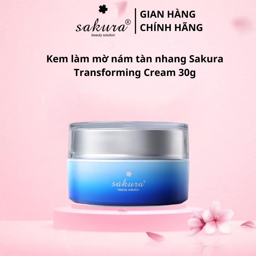 Kem làm mờ nám tàn nhang Sakura Transforming Cream 30g