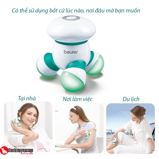 Máy Massage Mini cầm tay Beurer MG16 dùng cho văn phòng [Đức]