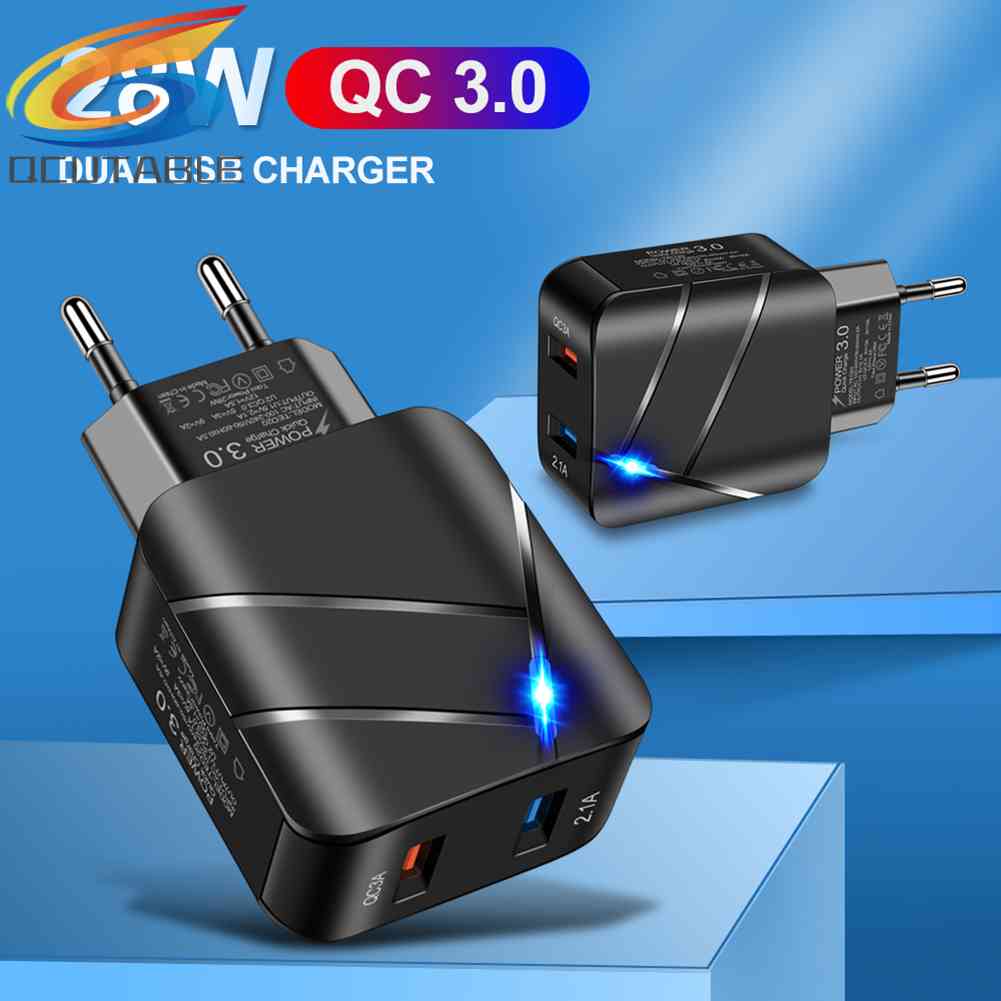 Củ Sạc Nhanh 28W Cổng USB 3.0 Cho Điện Thoại Và Máy Tính Bảng