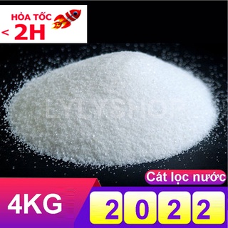  CÁT THẠCH ANH (4KG), Vật liệu lọc, trang trí bể cá