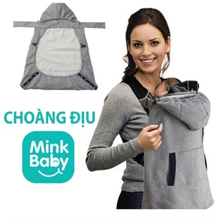 Choàng địu em bé 2 lớp mink baby