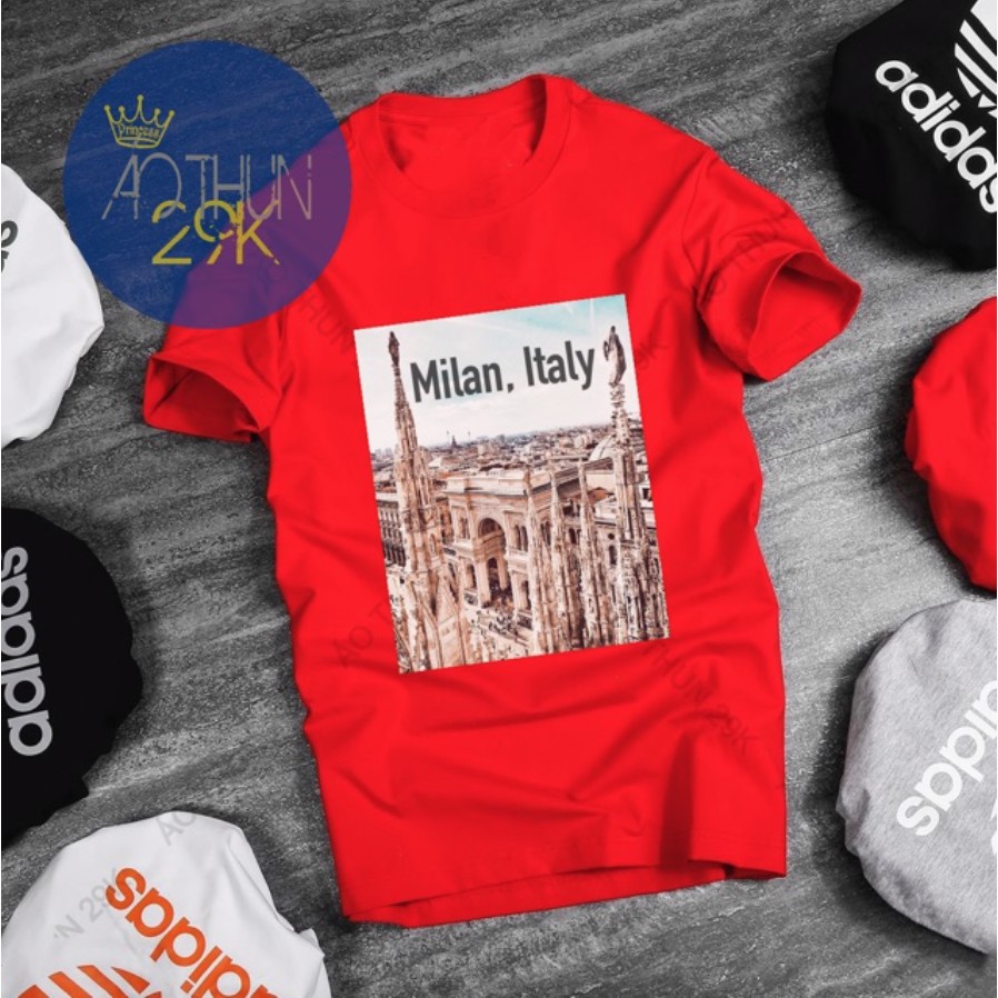 ÁO THUN/ Áo Phông Unisex “WHERE DO WE GO?” Màu Đỏ Cao Cấp 2020
