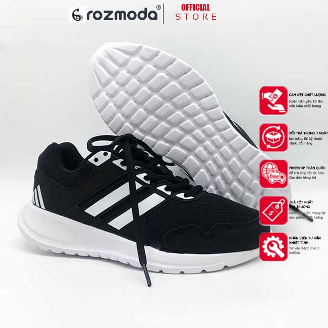 Giày thể thao nam nữ sneaker unisex chạy bộ cao su non êm mềm nhẹ 2.0 Rozmoda G24 .