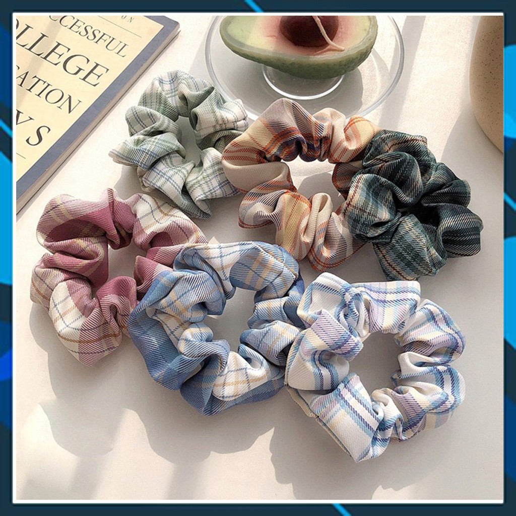 Dây buộc tóc, cột tóc scrunchies hàng loại 1 siêu bền