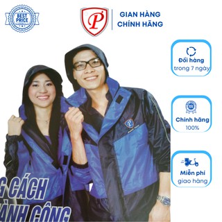Áo mưa bộ 2 Lớp loại 1 chống lạnh, Áo mưa đi xe máy, đi phượt, áo mưa đi được mưa to và chống bão