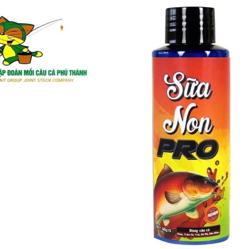 Mồi câu cá Phú Thành: Sữa câu Chép,sữa Trắm cỏ, sữa Non Pro,sữa tổng hợp, sữa  Ngô