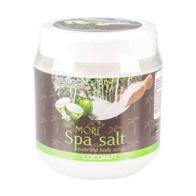 Muối Tắm Tẩy Tế Bào Chết MORI Hương Dừa 700g Spa Salt Bath & Body Scrub - OLIX