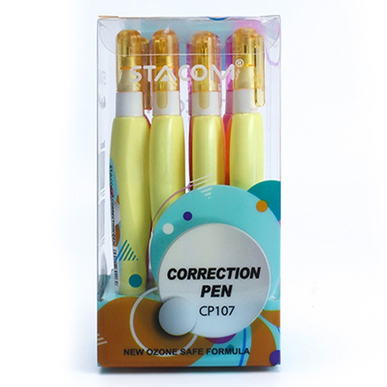 Xóa nước thân dẹp màu pastel 7ml Stacom CP107