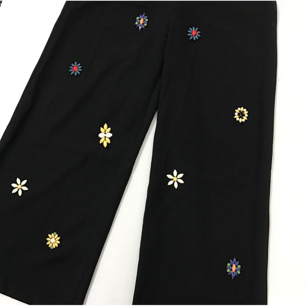 [FREESHIP - ẢNH THẬT] Culottes ZR đính hạt xuất dư