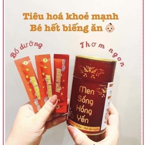 Men sống hồng sâm - Cải thiện hệ tiêu hóa - trị táo bón cho trẻ