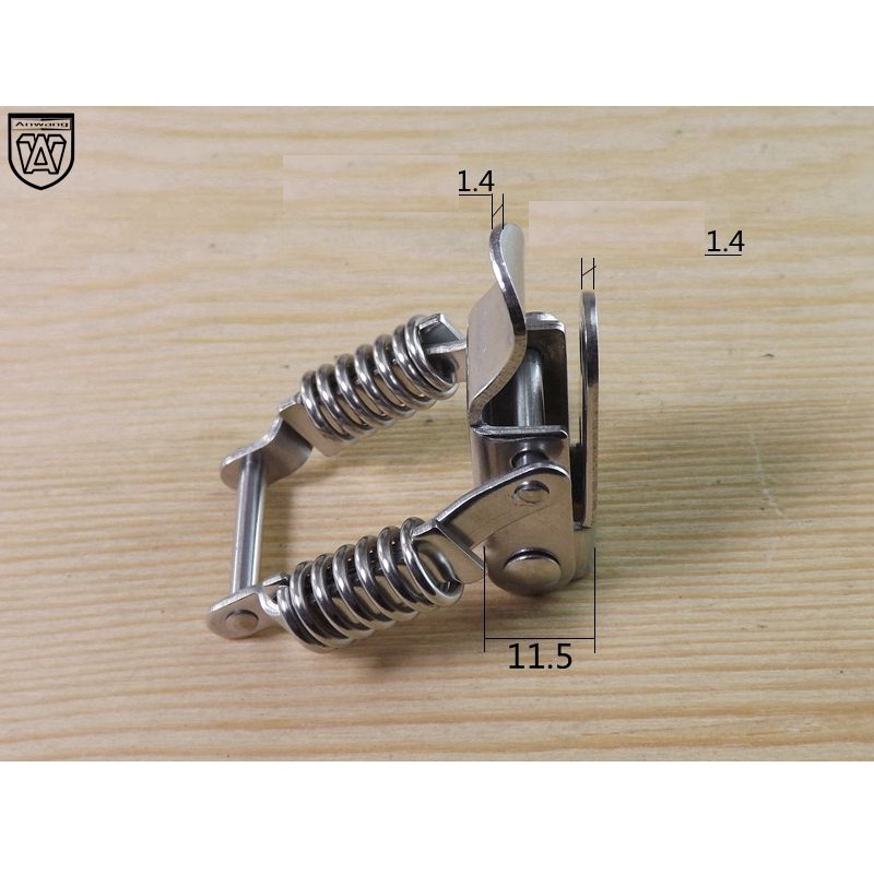 KHÓA GÀI THÙNG HỘP GỖ MẠ NIKENG 067