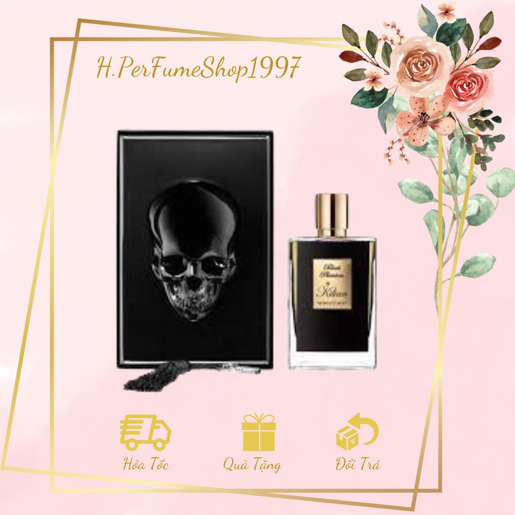 Nước Hoa Unisex Kilian Black Phantom Memento Mori EDP Dung Tích 50ml - Dầu Thơm Nam Nữ Hương Bí Ẩn Quyến Rũ Tinh Tế