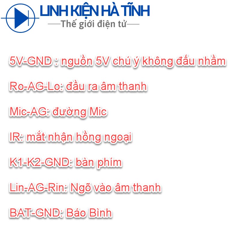 Mạch bluetooth loa kéo mặt loa kéo màn hình loa kéo mặt khiển loa kéo mạch hiển thị loa kéo chíp A3