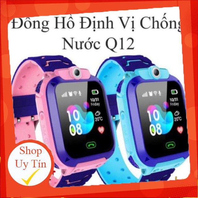 Đồng hồ thông minh Q12 định vị sạc nam châm, chống nước, gắn sim nghe gọi như điện thoại. 🎯FREESHIP🎯 [vthm9]