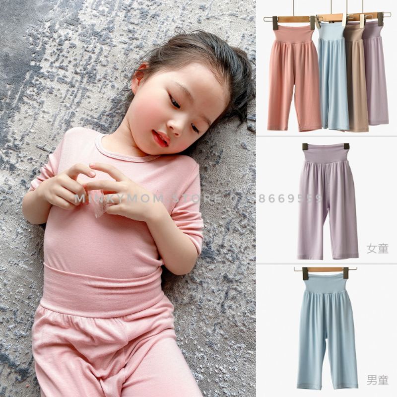 [KIDS TALES] Bộ Lửng Thun Lạnh Cạp Cao Cho Bé Trai Bé Gái