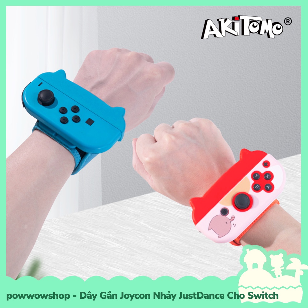 [Sẵn VN - Hỏa Tốc] Phụ KIện Grip Hỗ Trợ Gắn Joycon Đeo Cổ Tay Nhảy Just Dance Cho Máy Game Nintendo Switch / Lite / Oled