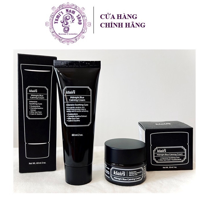 Kem dưỡng phục hồi da Klairs Midnight Blue Calming Cream