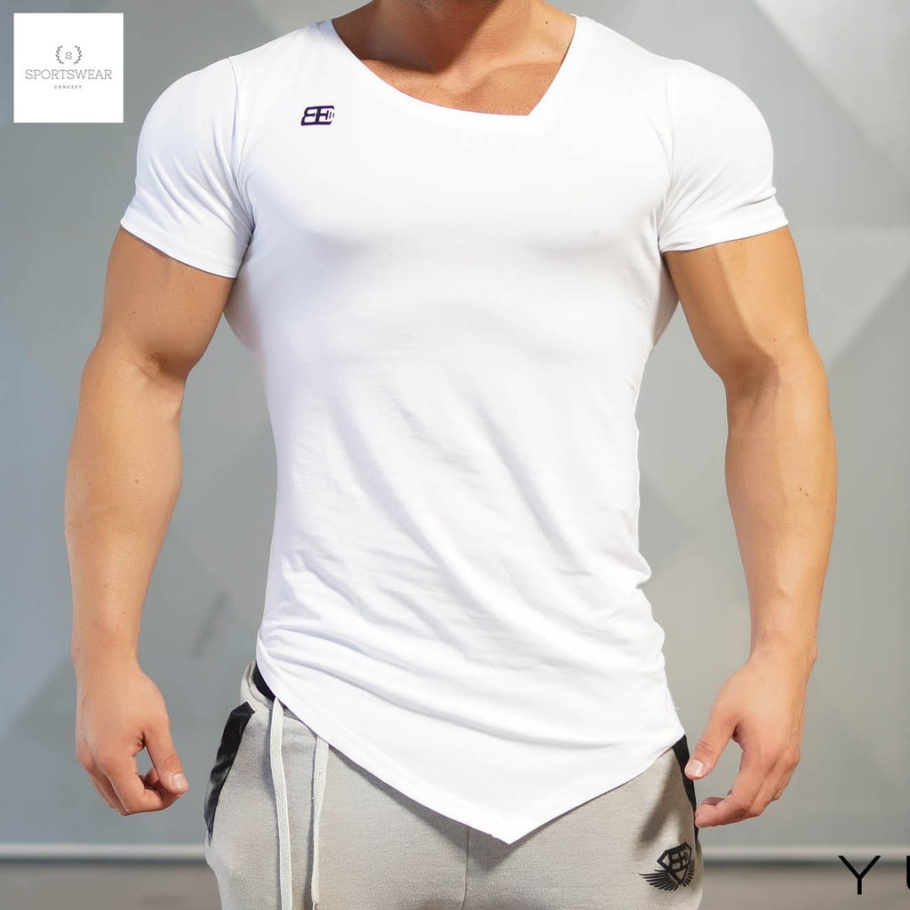 Áo tập gym thể thao tay ngắn Body Engineers Sportswear Concept khô thoáng thoải mái đàn hồi không bí hơi thời trang nam