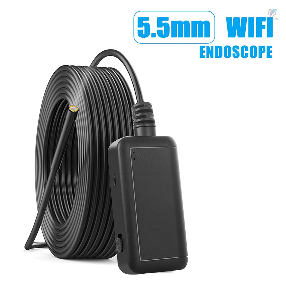Camera Nội Soi Công Nghiệp F220 5.5mm WiFi Tích Hợp 6 Đèn Led IP67 Chống Nước IP67 Cho Điện Thoại iOS / Android