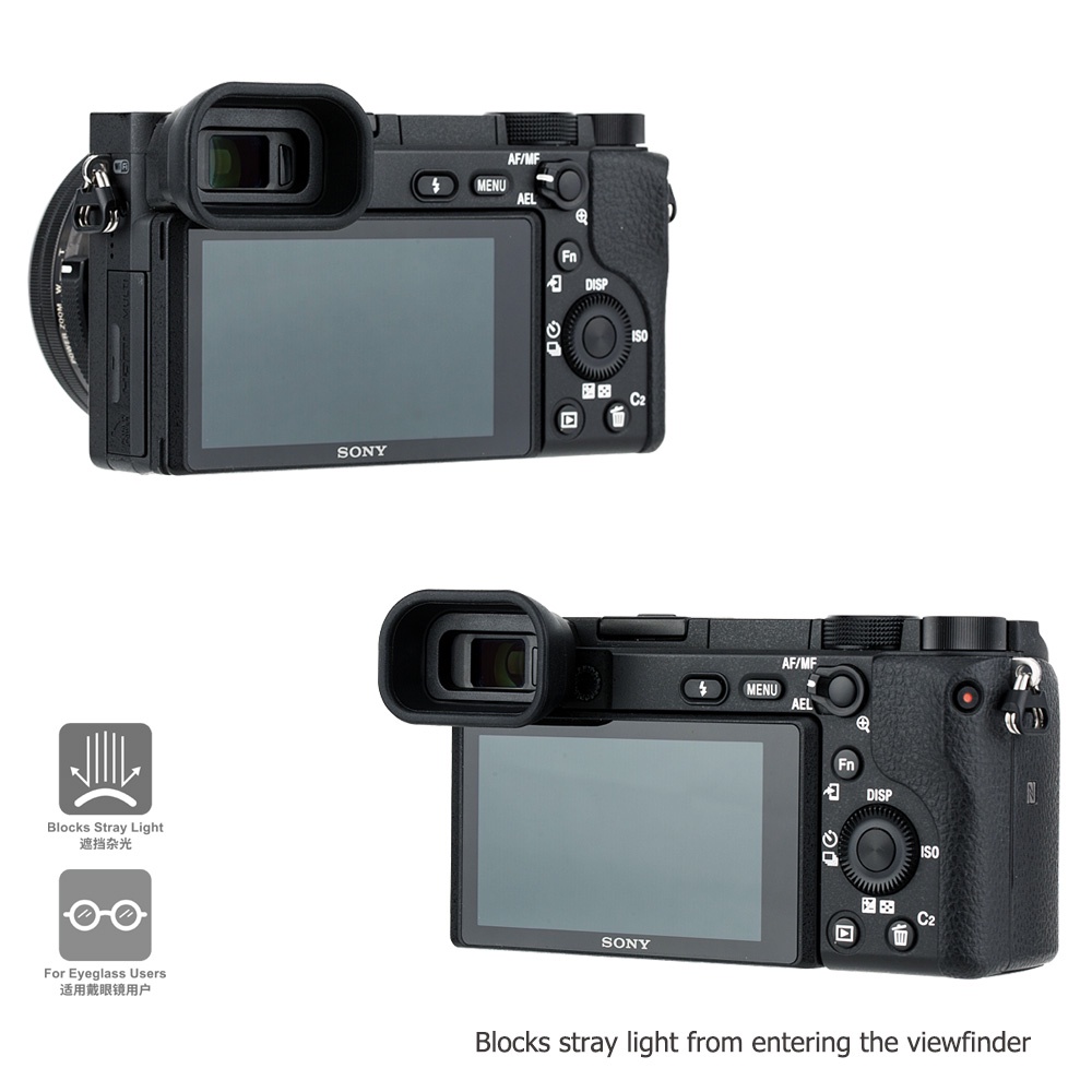 Kính Ngắm FDA-EP17 Cho Máy Ảnh Sony A6400 A6500 A6600 Bằng Silicon Mềm Mở Rộng
