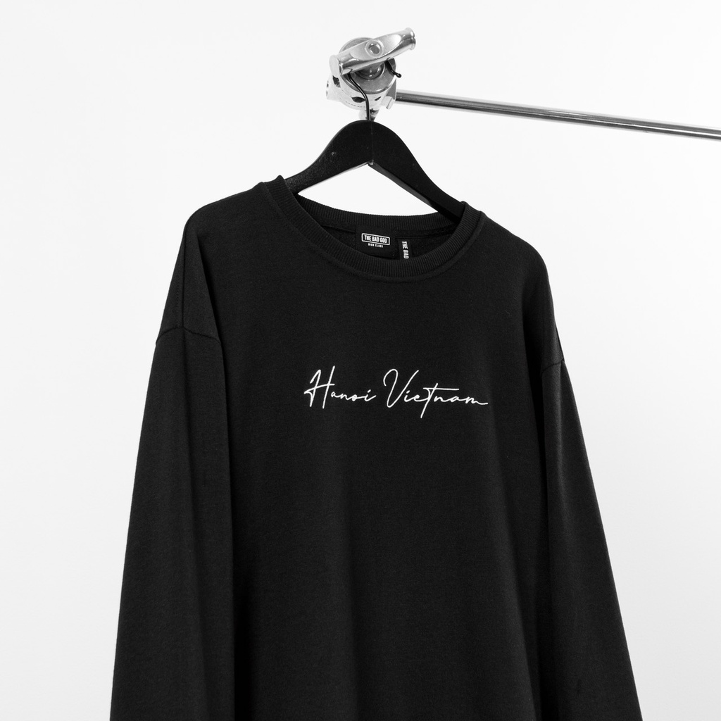 Áo sweater nỉ dài tay The Bad God Hanoi