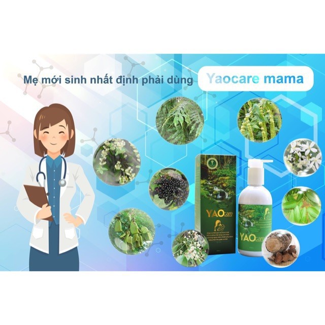 (Cam Kết Chính Hãng)_Gel Tắm Thảo Dược Phụ Nữ Sau Sinh Yaocare Mama_250ml/chai