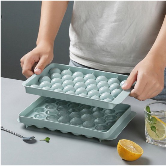 Khay làm đá bi tròn,làm rau câu 33 ô Việt Nhật.