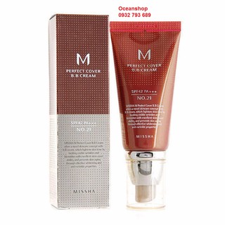 Kem nền BB cream Missha perfect cover về hàng SALE 50% (Bill mua ảnh bên cạnh)