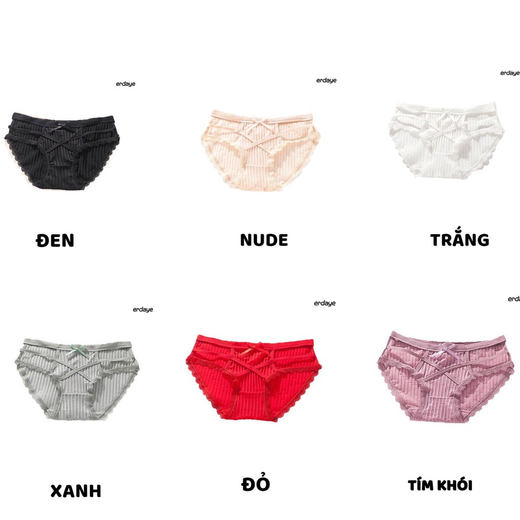 Quần Lót Nữ ❤️FREESHIP❤️ Quần Lót Ren Sexy thiết kế dây đan chéo gợi cảm sexy mã 3032