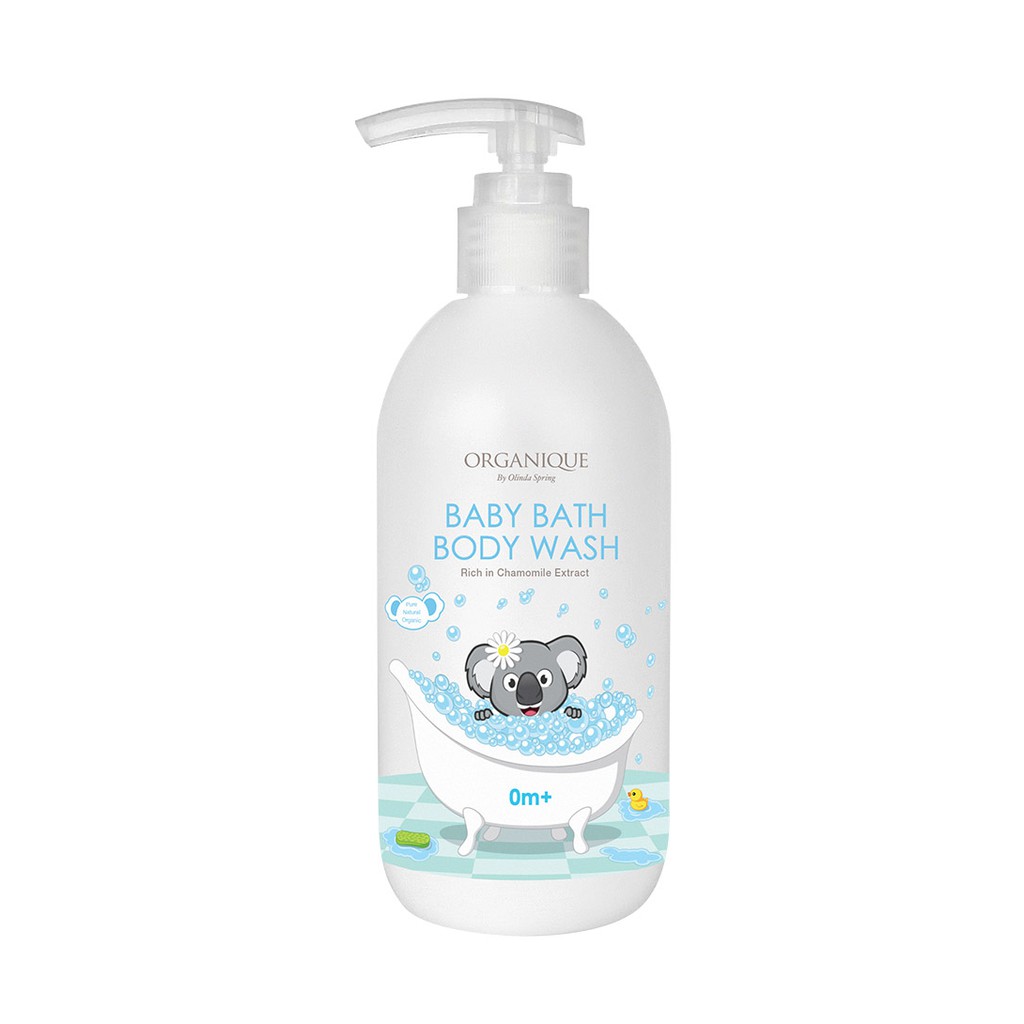 Sữa tắm trẻ em Baby bath body wash Organique 300ml