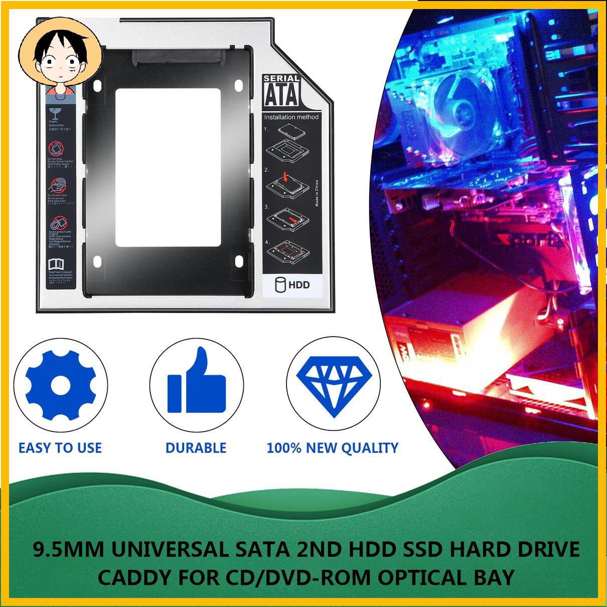 DVD Khay Đựng Ổ Cứng Sata 2nd Hdd Ssd 9.5mm (0310) | BigBuy360 - bigbuy360.vn