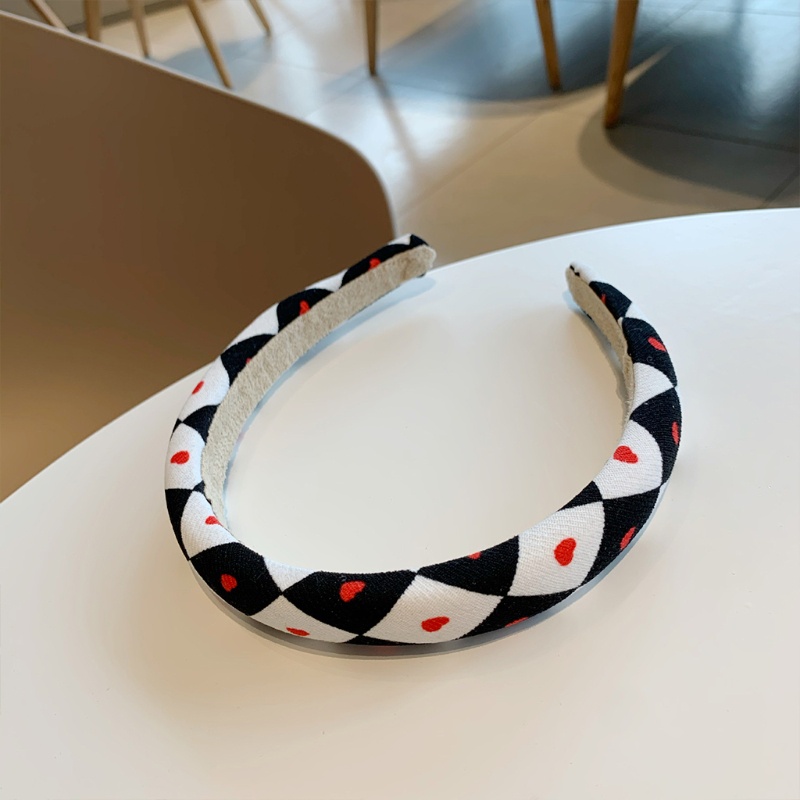 Băng Đô Mềm Co Giãn Chống Trượt Họa Tiết Hình Học Hợp Thời Trang Cho Nữ