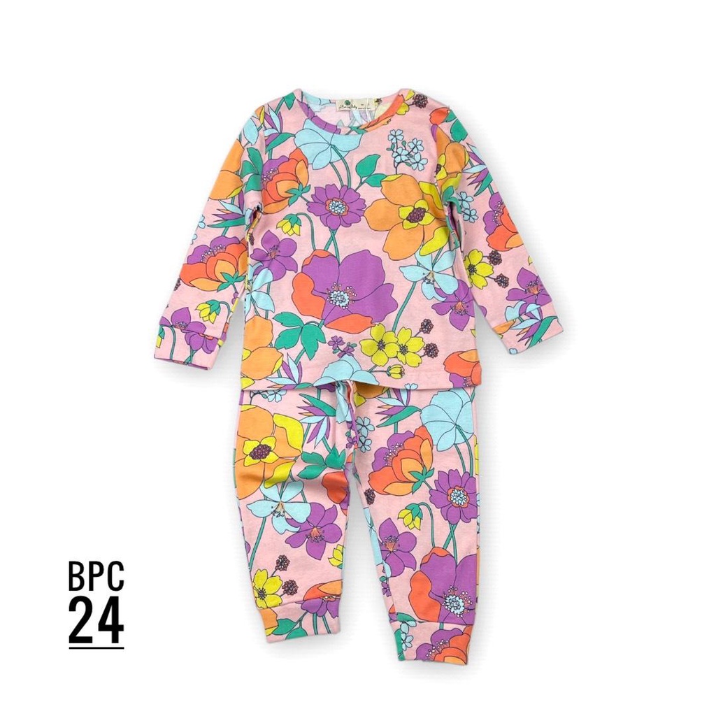 Bộ quần áo cotton thu đông LITIBABY họa tiết, cho bé 3-10 tuổi [BPC]