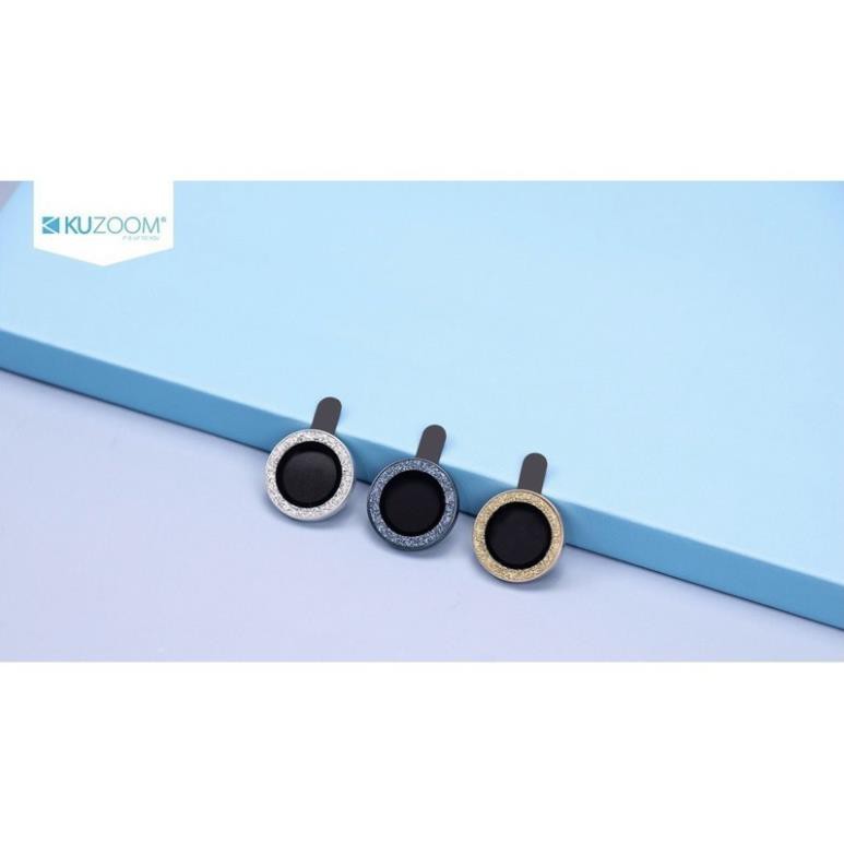 Bộ 3 dán kim cương bảo vệ mắt camera IPhone 12 Pro Max, 12 Pro, 12, 12 Mini chính hãng Kuzoom cực nổi bật