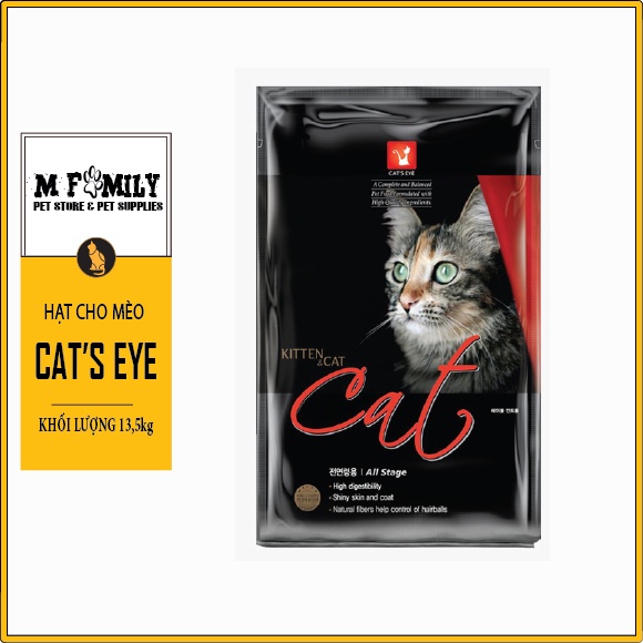 Hạt Cho Mèo CATSEYE Giá Rẻ Cho Mọi Lứa Tuổi Bao 13.5kg
