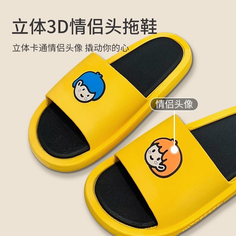 🔥HÀNG SIÊU CẤP🔥Dép nam nữ, Dép bánh mỳ đúc cao su non nguyên khối siêu bền họa tiết khủng long cute