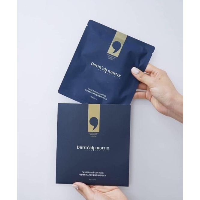 Mặt Nạ Derm-all Matrix Facial Dermal Care Mask mẫu mới 2021