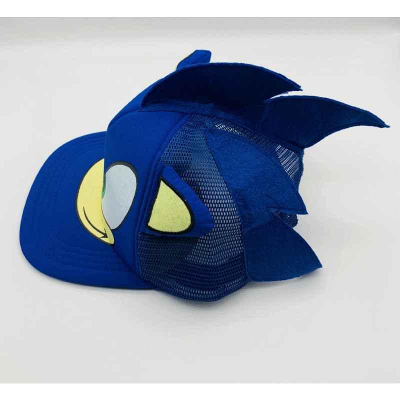 Mũ lưỡi trai phối lưới họa tiết hoạt hình Sonic The Hedgehog độc đáo dành cho bé