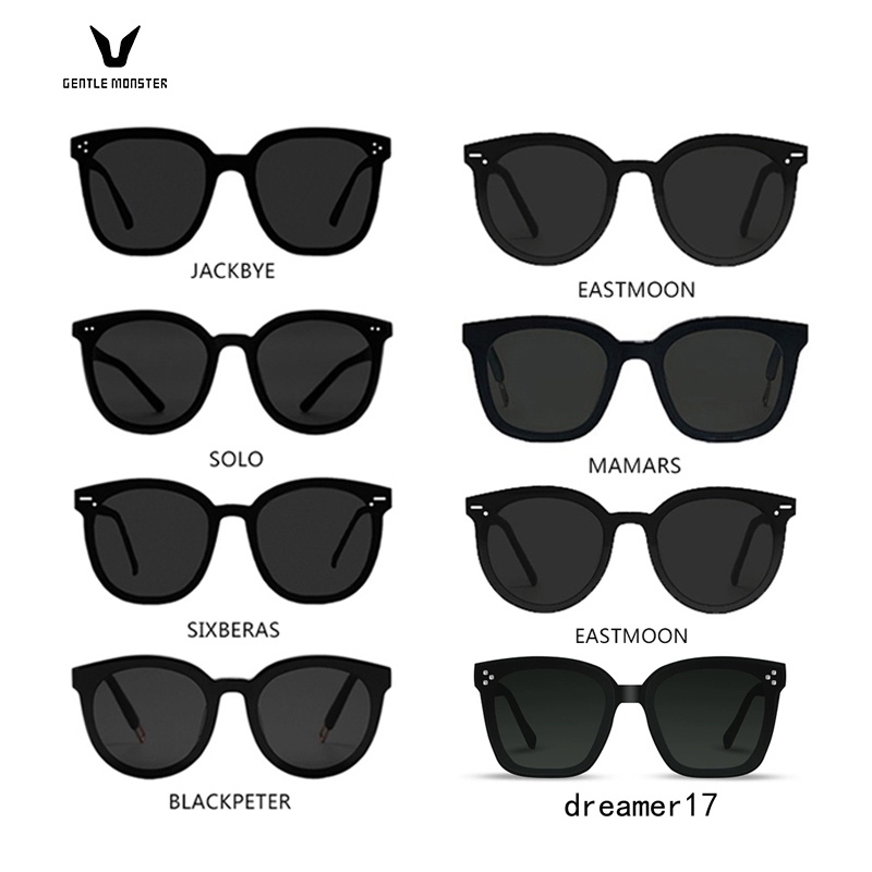 Gentle monster Kính Mát Hình Quái Vật Phân Cực Nhẹ Nhàng Phong Cách Hàn Quốc Cho Nam / Nữ / Model her dreamer17For