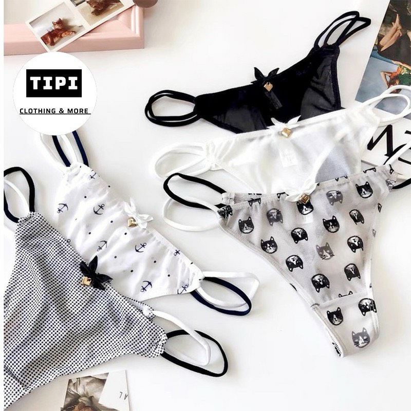 Quần Lót Lọt Khe Sexy Gợi Cảm Vải Ren Lưới Thoáng Mát QL68 | BigBuy360 - bigbuy360.vn