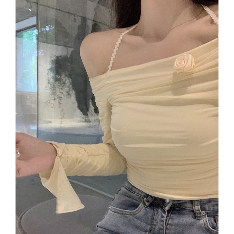 Áo Nữ Tay Dài Hở Vai Thời Trang Quyến Rũ