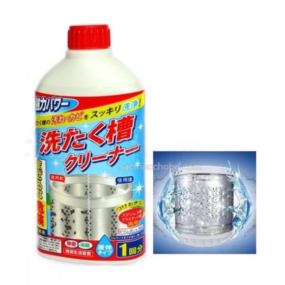 Chai nước tẩy lồng máy giặt 400ml Nhật Bản