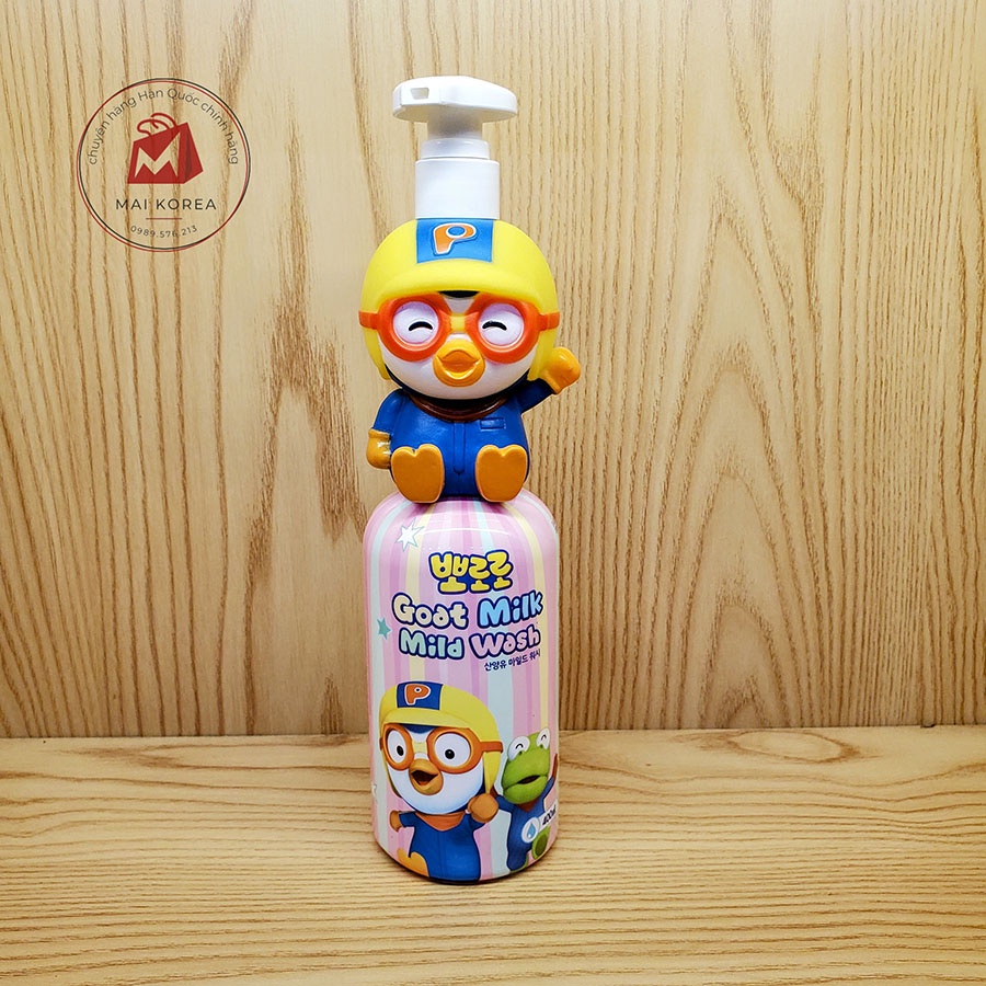 Sữa tắm gội xả Pororo 3 in 1 400ml Hàn Quốc trẻ em nhiều bọt