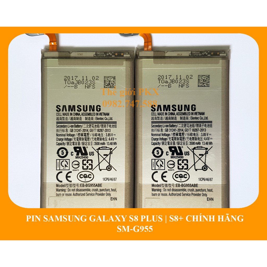 Pin Galaxy S8 Plus chính hãng | Pin Samsung S8+ G955 | Galaxy S8 G950 | Phát hiện hàng fake đền 10 lần giá trị sản phẩm