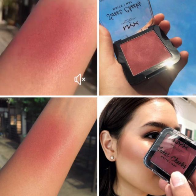 NYX - Phấn Má Hồng NYX Sweet Cheeks Glow/Matte Creamy Powder Blush 5g