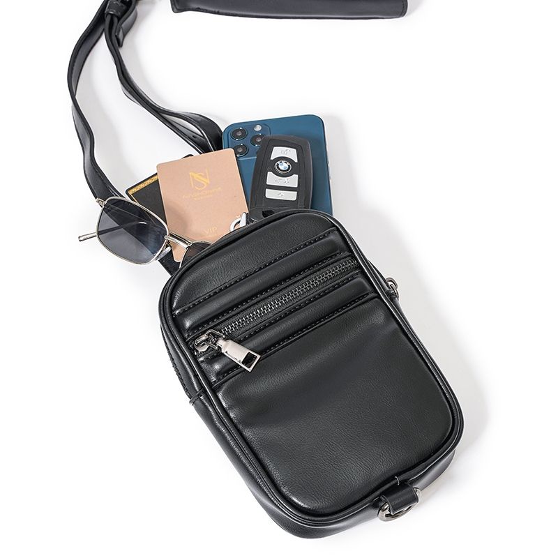 Túi đeo chéo Unisex W2P 4938 chất da Pu cao cấp chống thấm nước Ulzzang phong cách thời trang cá tính