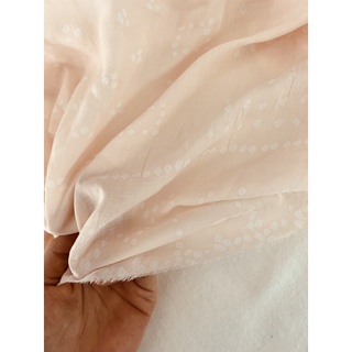 vải lanh boi màu hồng cam