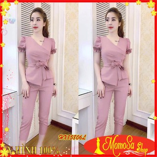 Đồ Bộ Nữ Thun Cát Hàn Thời Trang Có Size Lớn, Có Hình Chụp Thật Sản Phẩm- MOMOSA